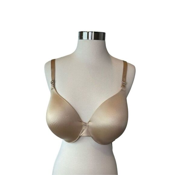 Soma Full Coverage Bra Light Padding Wired Stretch Beige Nude Women 42C - Picture 1 of 3